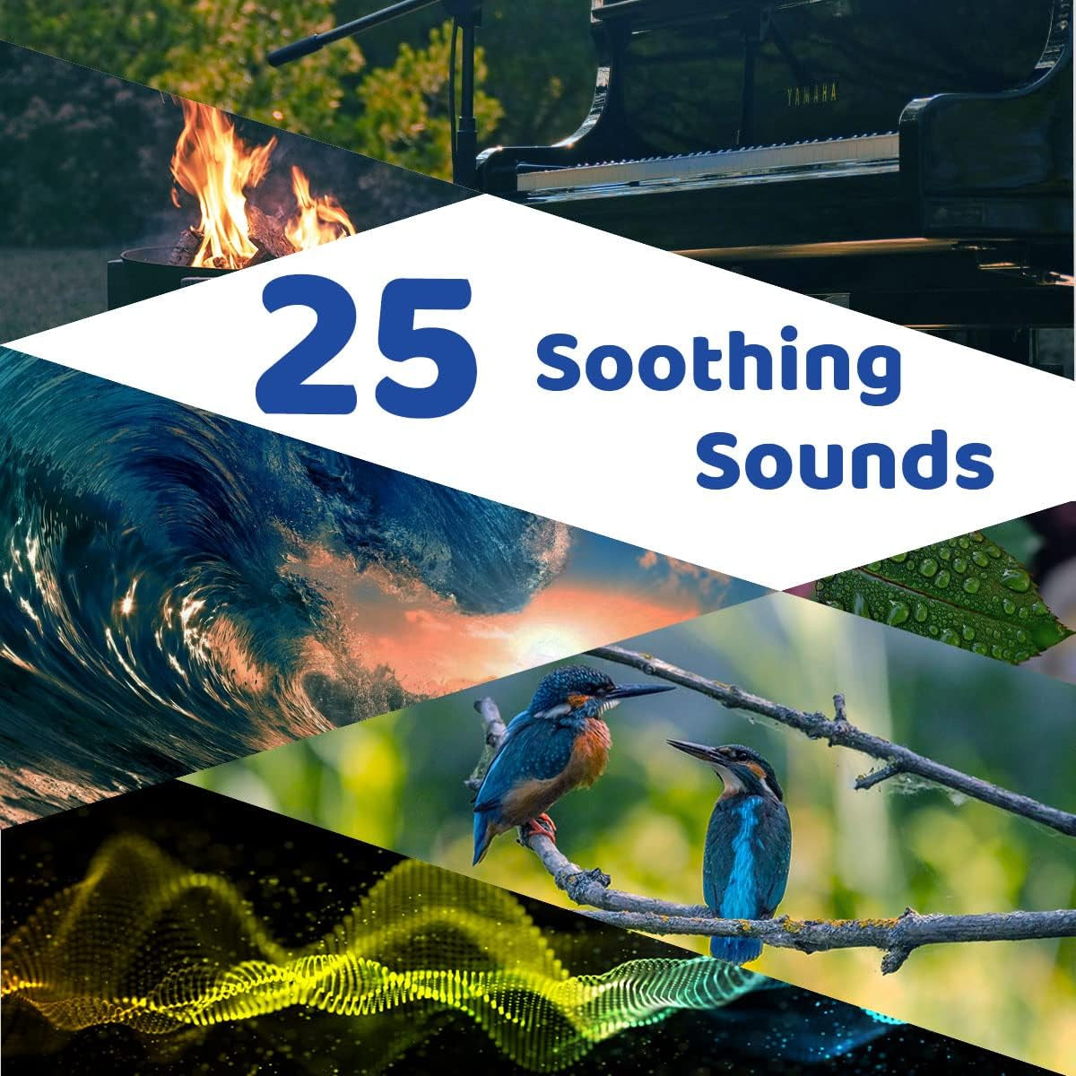 Sound White Noise Machine with 25 Soothing Sounds and 10 Colors Warm Night Light 4 Brightness Levels 32 Volume Levels 5 Timer and Memory Function Perfect for Baby Kids Adults Seniors Sleeping