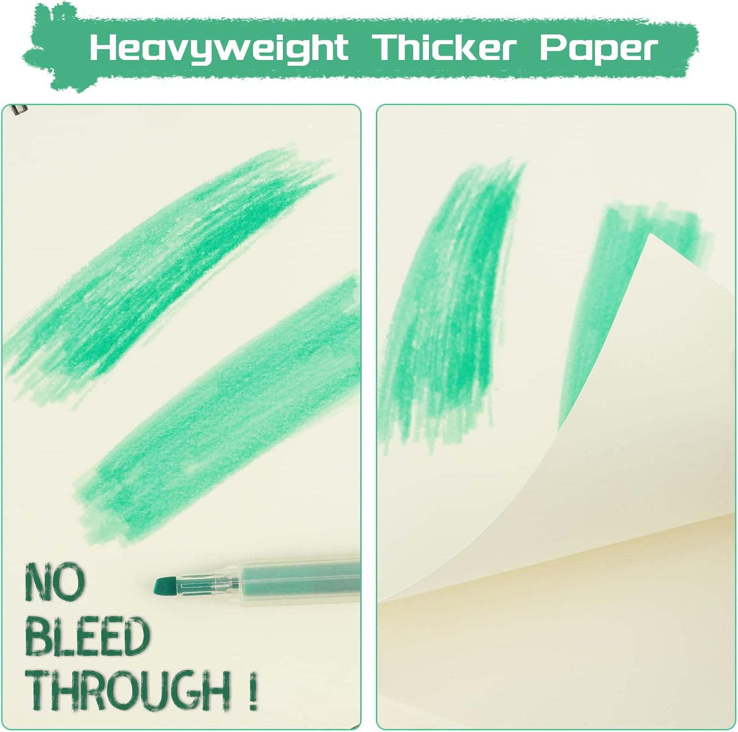 Sketch Book 5.5 X 8.5 - Spiral Sketchbook Pack of 2,  200 Sheets (68 Lb/100Gsm) Acid Free Sketch Pads for Drawing for Adults Spiral-Bound with Hard Cover for Kids, 100 Sheets Each