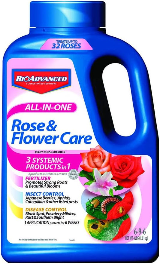 All-In-One Rose and Flower Care, Granules, 4 Lb