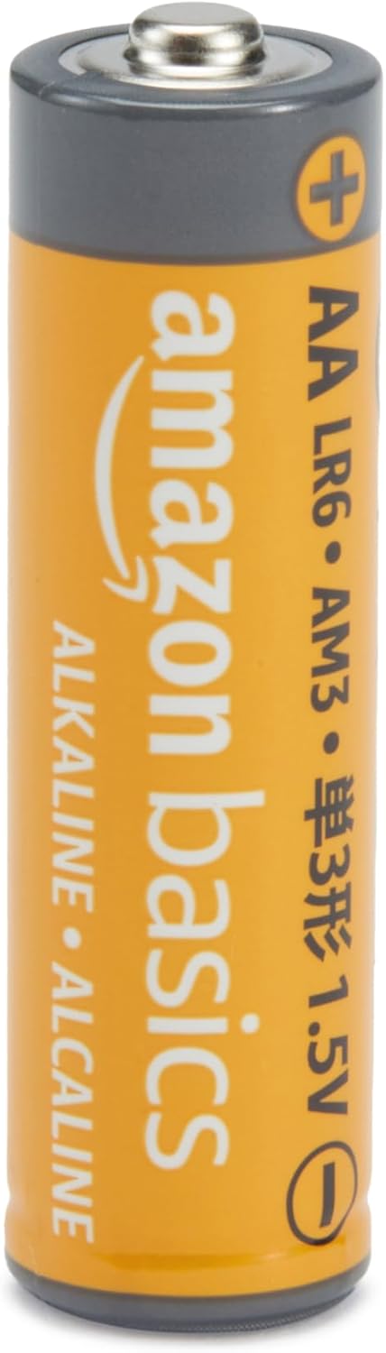 20-Pack AA Alkaline High-Performance Batteries, 1.5 Volt, 10-Year Shelf Life