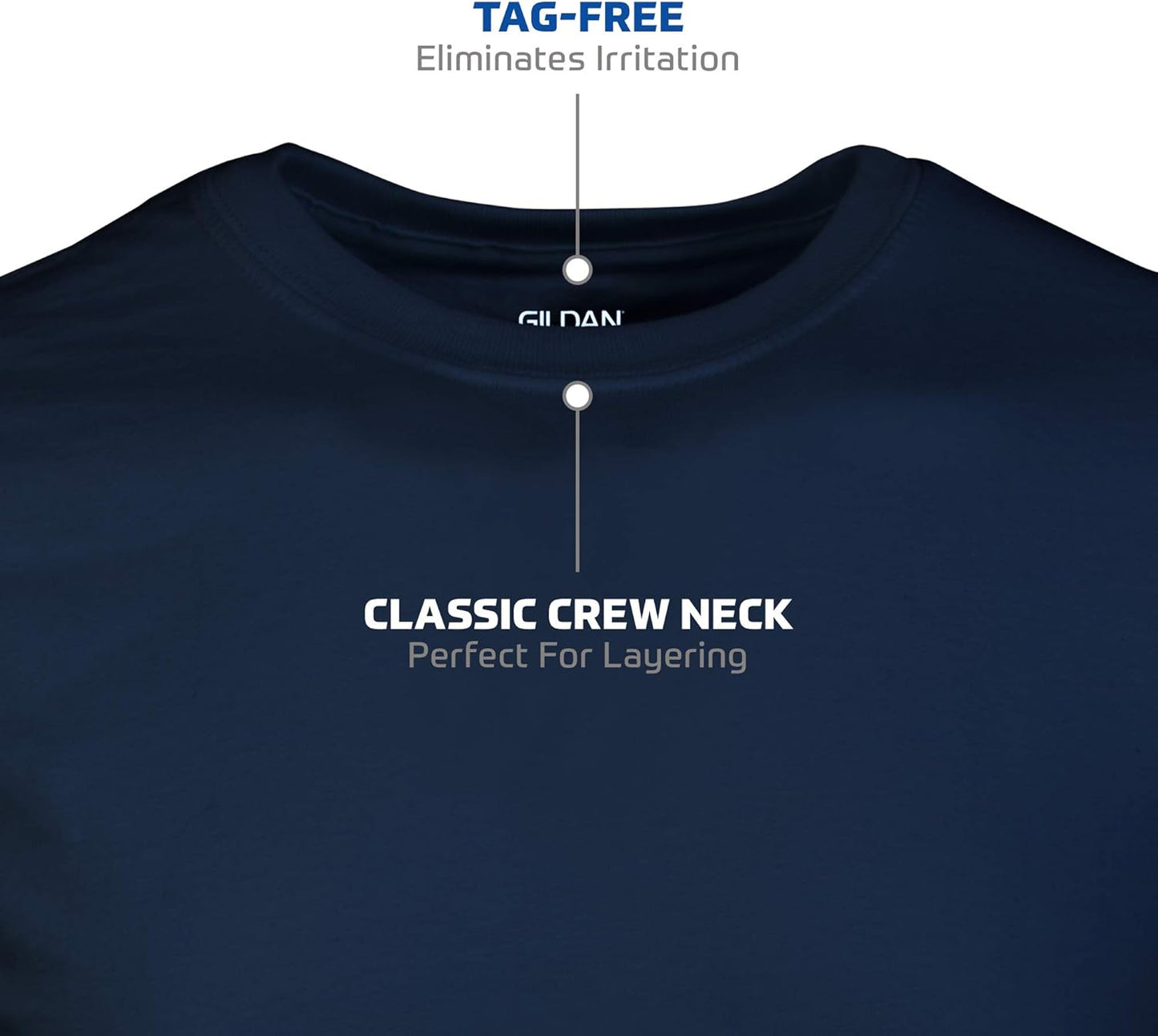 Men'S Crew T-Shirts, Multipack, Style G1100