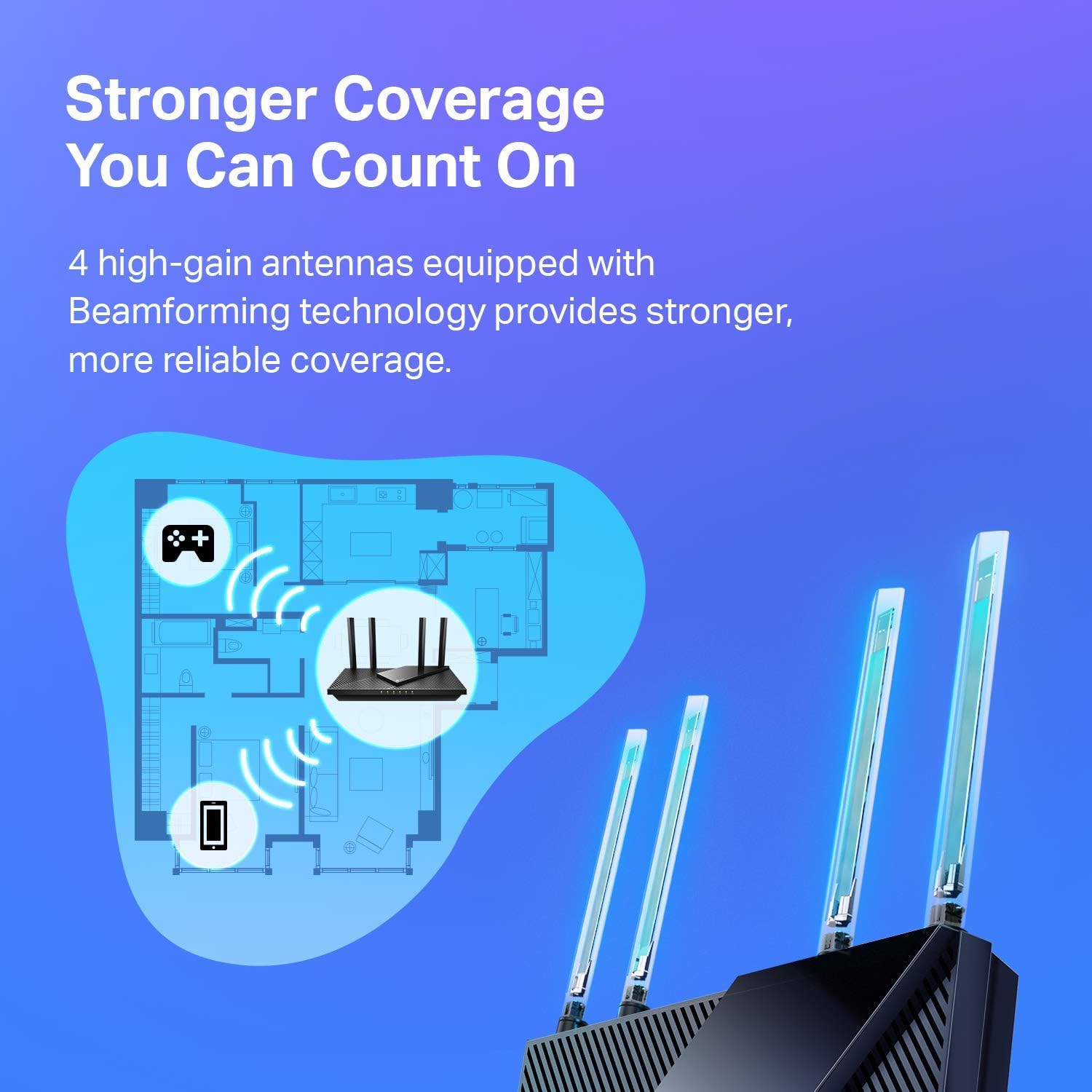 Dual-Band WiFi 6 Internet Route