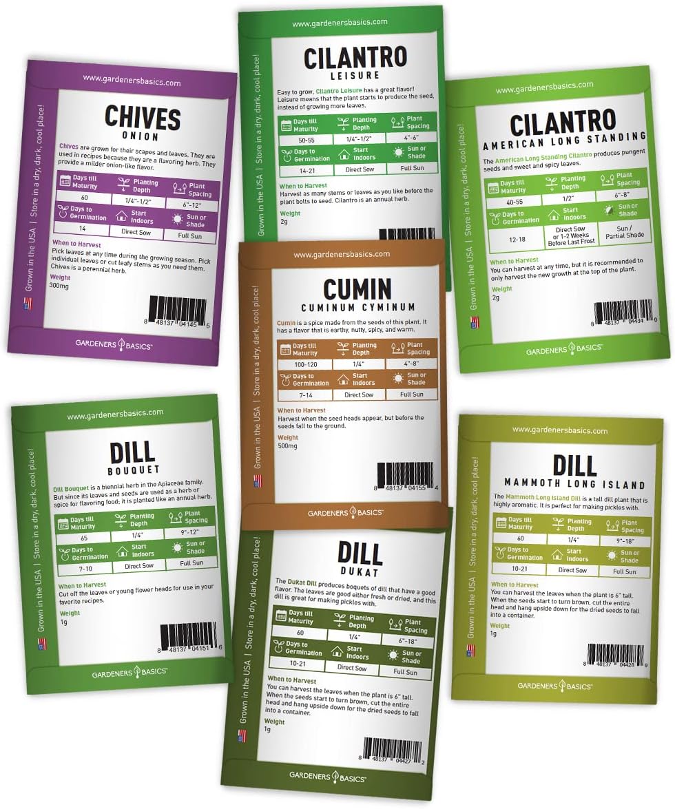 Complete Medicinal Herb Seeds for Planting Collection - 35 Best Herbs Variety Pack for Teas and Home Remedies - Indoor, Outdoor, Hydroponic Herbal Herbalist Seed - Non-Gmo, Heirloom