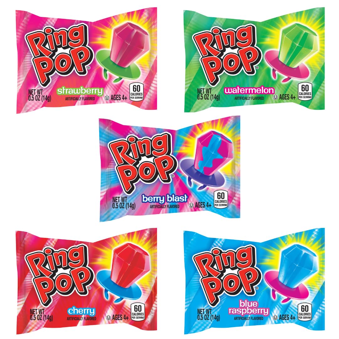 Candy Lollipops - Individually Wrapped Bulk Lollipop Variety Party Pack – 20 Count Suckers W/ Assorted Flavors - Fun Candy for Kids - Hard Candy for Party Favors, Birthdays & Goodie Bags