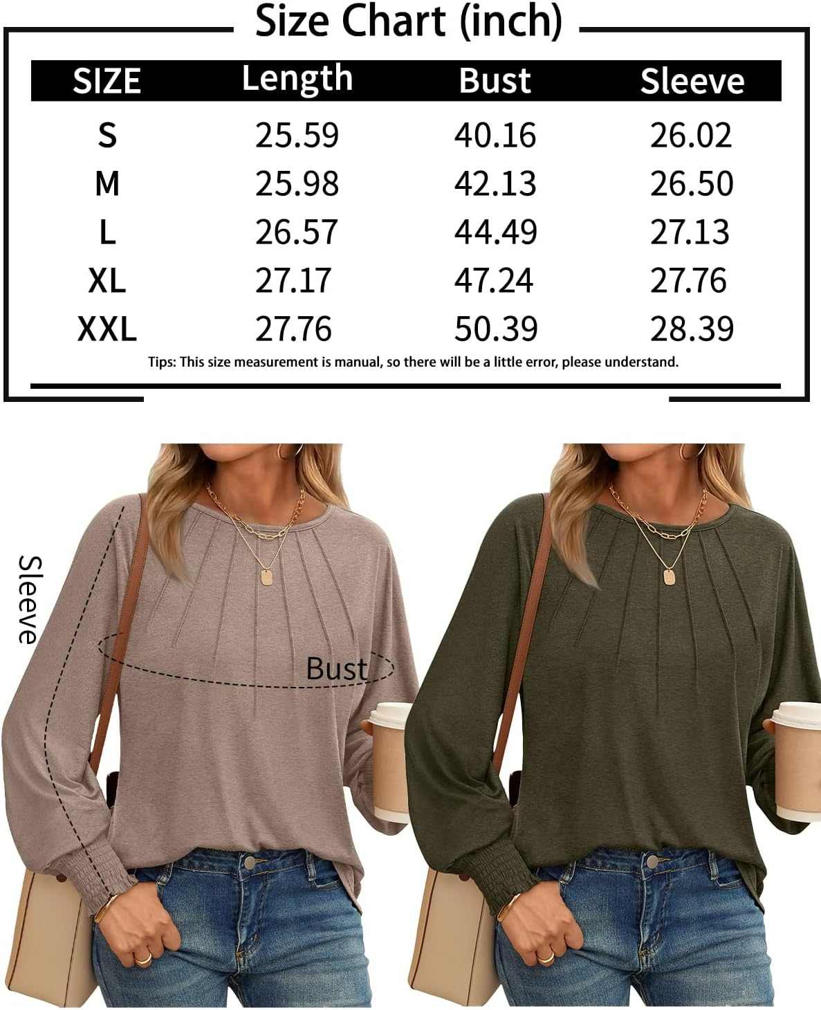 Women's Fall Fashion Long Sleeve Shirts