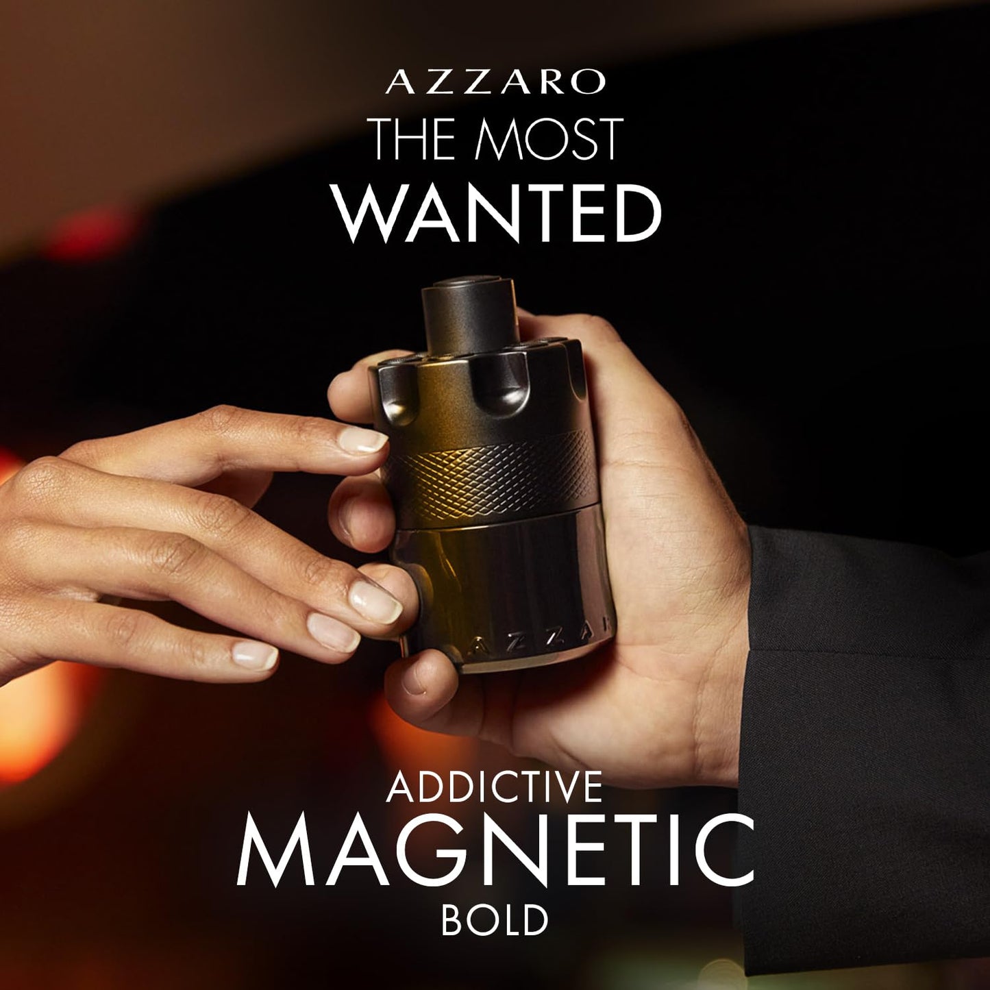 Most Wanted Intense Eau De Parfum - Woody and Seductive Men's Fragrance - Fougère, Ambery, and Spicy Notes for Date Night - Long-Lasting Luxury Perfume for Men