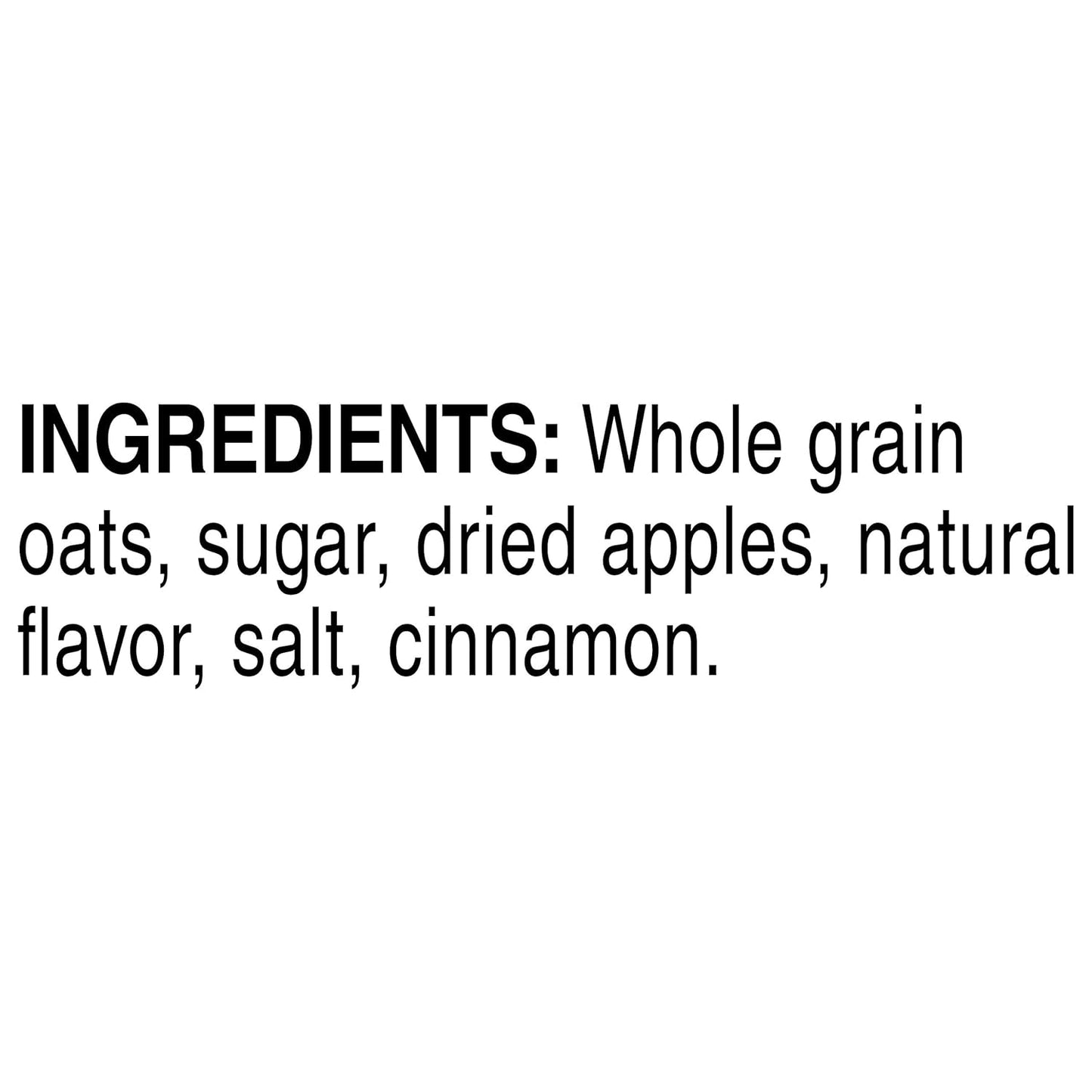 Instant Oatmeal, Apples and Cinnamon, Individual Packets (48 Count of 1.51 Oz Packets), 72.48 Oz