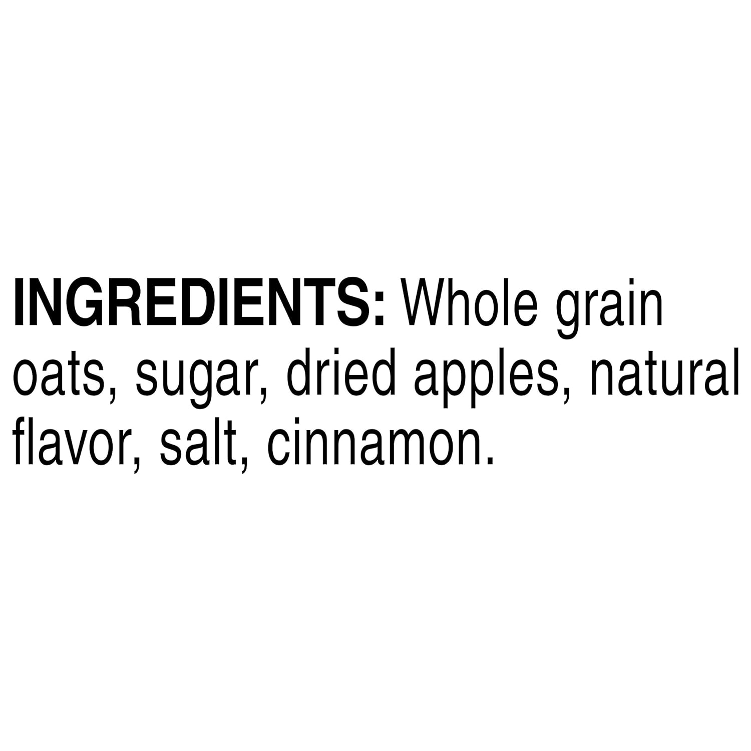 Instant Oatmeal, Apples and Cinnamon, Individual Packets (48 Count of 1.51 Oz Packets), 72.48 Oz