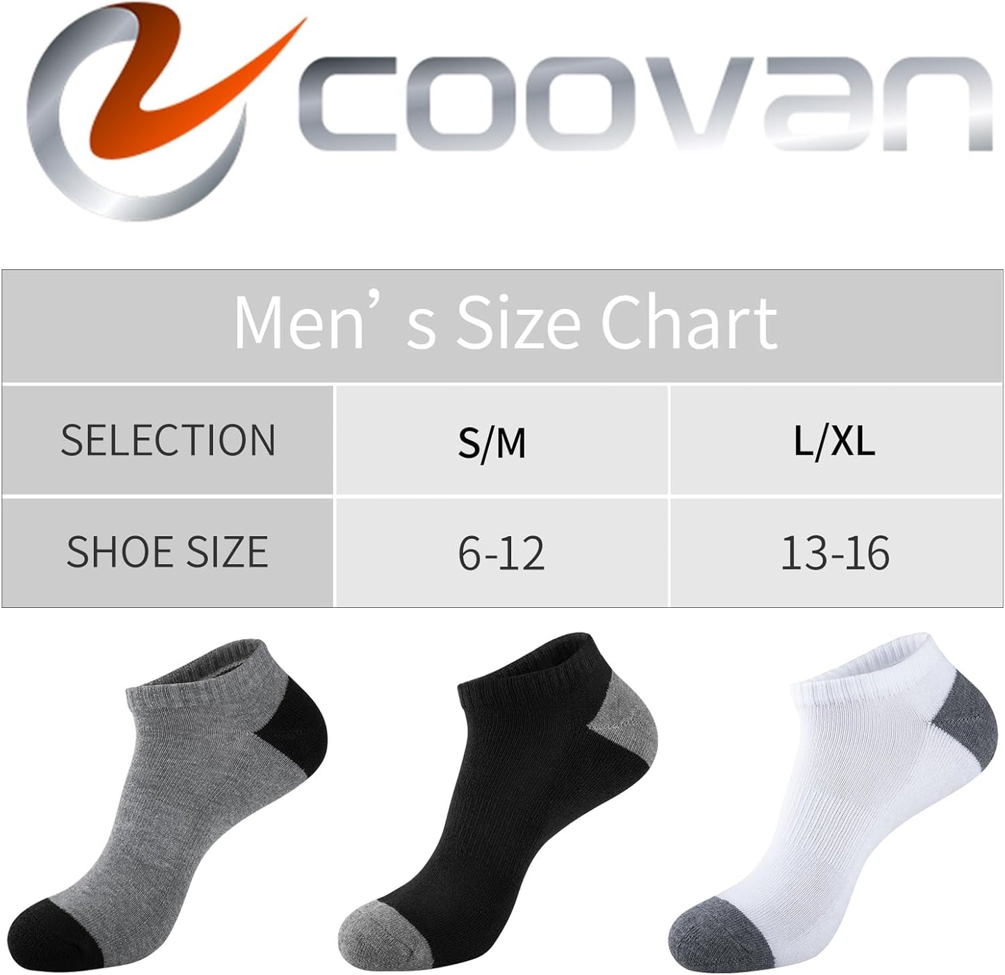 10 Pairs Mens Cushion Ankle Socks Men 10 Pack Low Cut Comfort Breathable Casual Socks