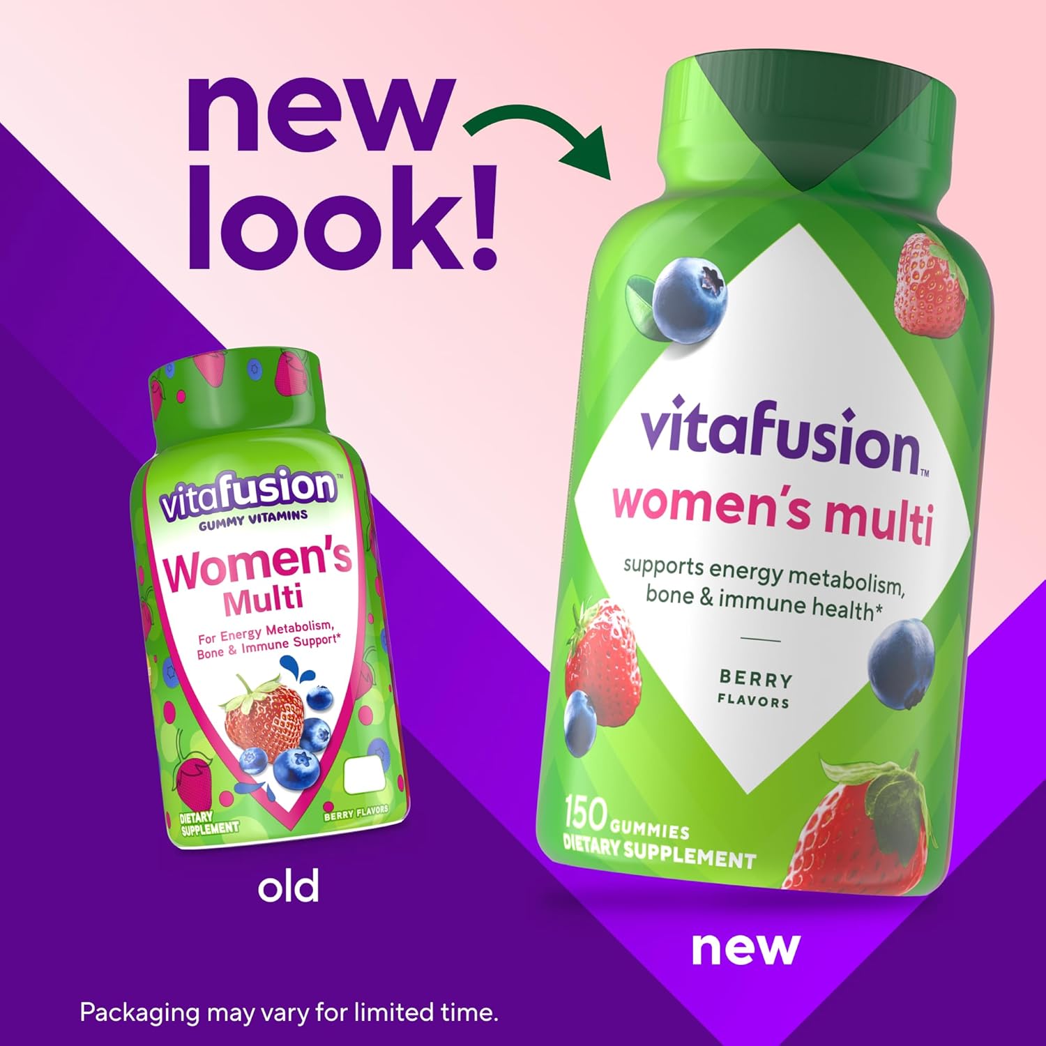 Womens Multivitamin Gummies, Berry Flavored Daily Vitamins for Women with Vitamins A,C,D,E,B-6 and B-12, America’S Number 1 Gummy Vitamin Brand, 75 Days Supply, 150 Count (Package May Vary)