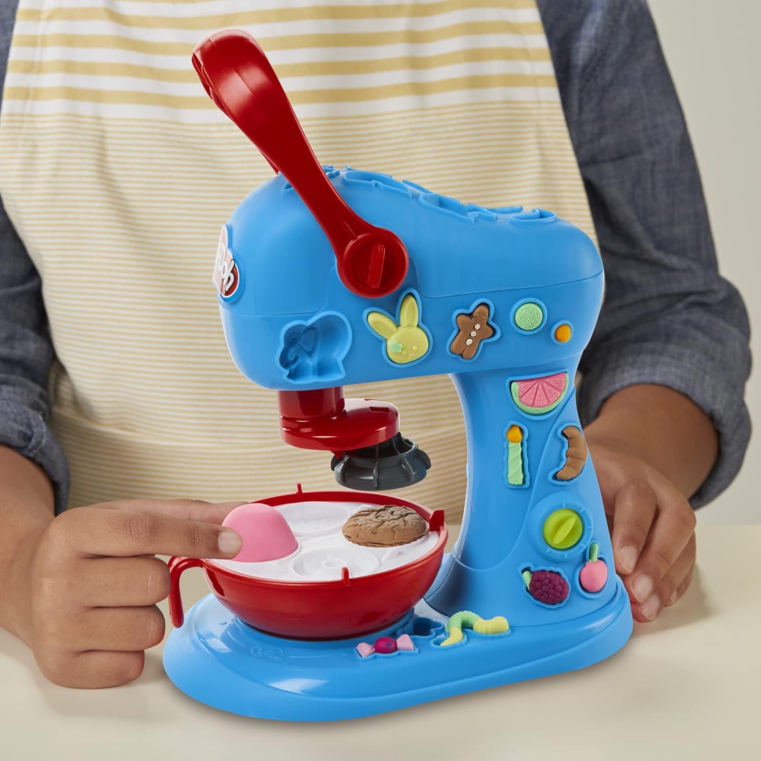 Kitchen Creations Ultimate Cookie Baking Playset with Toy Mixer, 25 Tools, and 15 Cans, Toddler Toys, Non-Toxic (Amazon Exclusive)