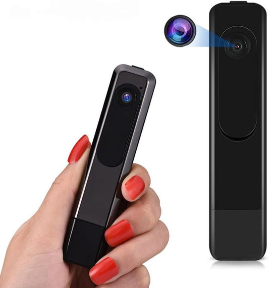 Mini Body Camera with Audio and Video Recording for Civilian Pocket Camera Portable Video Recorder Security Camera Wearable Police Cam Law Enforcement, No Wifi and App Needed