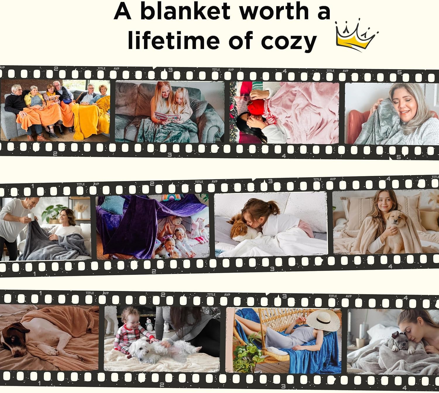 Fleece Bed Blankets Queen Size Grey - Soft Lightweight Plush Fuzzy Cozy Luxury Blanket Microfiber, 90X90 Inches