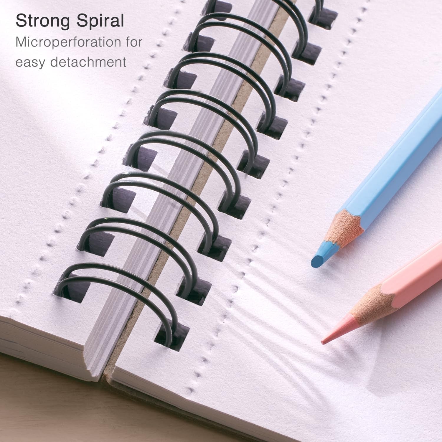 9X12 Premium Sketch Book Set, Spiral Bound, Pack of 2, 200 Sheets (100G/M2), Acid-Free Drawing Paper, Ideal for Kids, Teens & Adults.