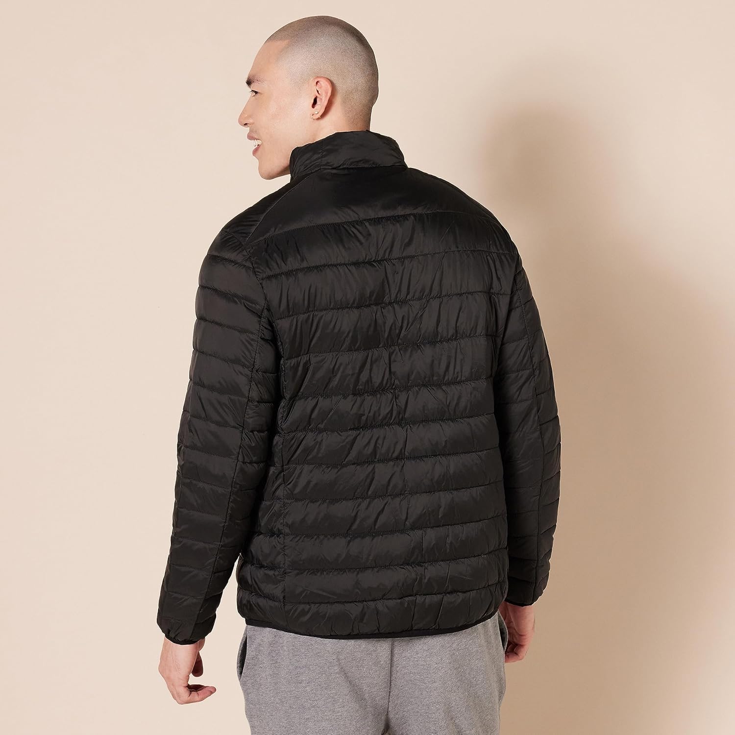 Men's Packable Lightweight Water-Resistant Puffer Jacket in Big & Tall Sizes