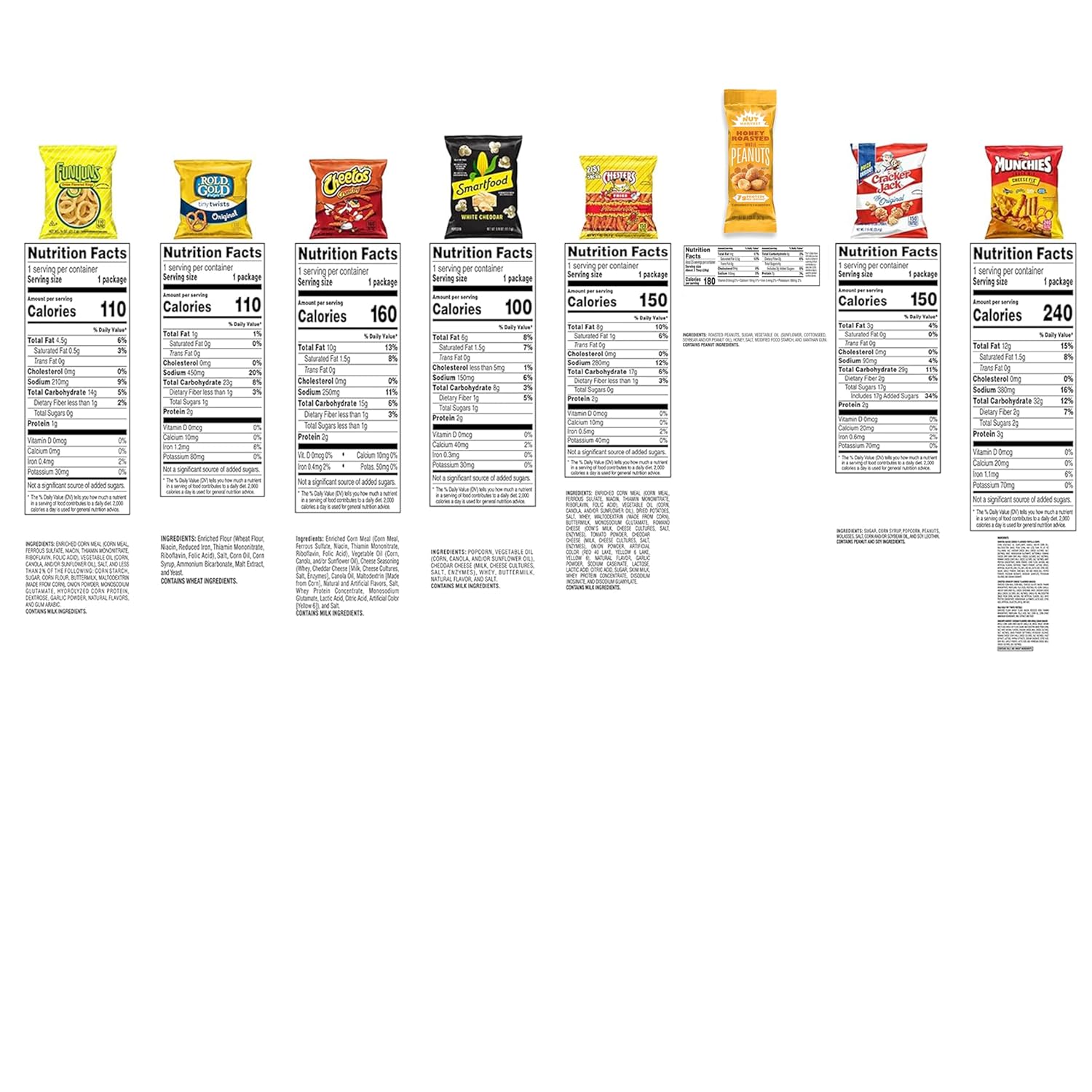 Ultimate Snack Care Package, Variety Assortment of Chips, Cookies, Crackers & More, (Pack of 40)