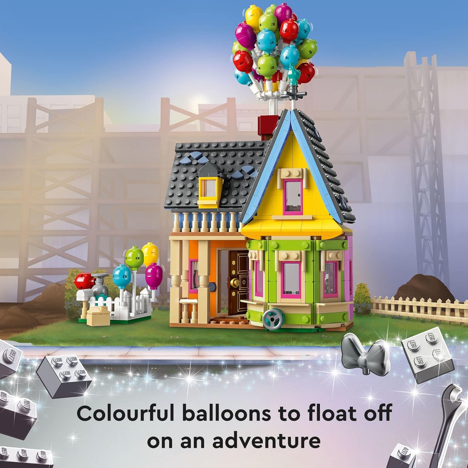 Disney and Pixar ‘Up’ House, Classic Disney Celebration Building Toy Set for Kids and Movie Fans Ages 9 and Up, a Fun Gift for Disney Fans and Anyone Who Loves Creative Play, 43217