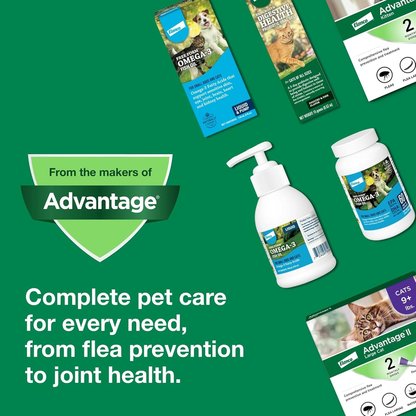 II Large Cat Vet-Recommended Flea Treatment & Prevention | Cats over 9 Lbs. | 2-Month Supply