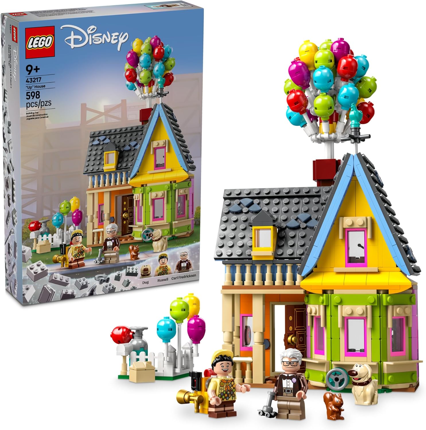 Disney and Pixar ‘Up’ House, Classic Disney Celebration Building Toy Set for Kids and Movie Fans Ages 9 and Up, a Fun Gift for Disney Fans and Anyone Who Loves Creative Play, 43217