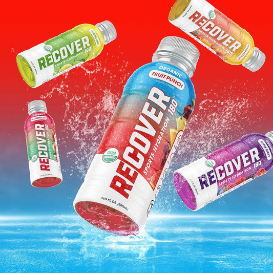 Organic Hydration Sports Drink, No Sugar Added, 15 Calorie Sports Beverage, Organic Flavors with Vitamins, Potassium-Packed Electrolytes (16.9 Fl Oz (Pack of 12), Variety Pack)