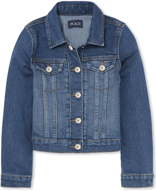 Girls' Basic Denim Jacket