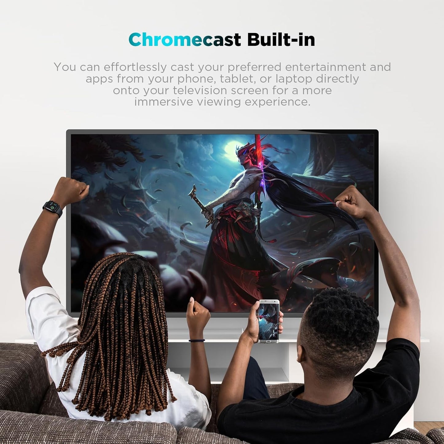 Android 11.0 TV Box, KP1 Google Certified TV Box(4K) 2GB RAM 32GB ROM with Voice Search- Support Chromecast and Dolby Audio, Bluetooth5.0 Smart Box 2024(White)