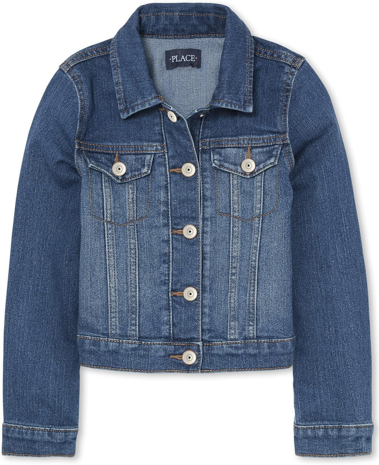 Girls' Basic Denim Jacket