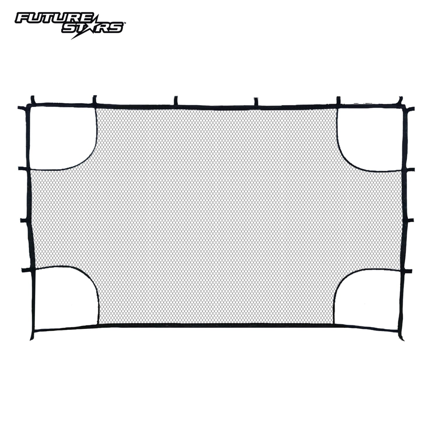 8Ft Soccer Goal Combo Set with Shooter Tutor, Official Size 5 Soccer Ball and Pump with Pin