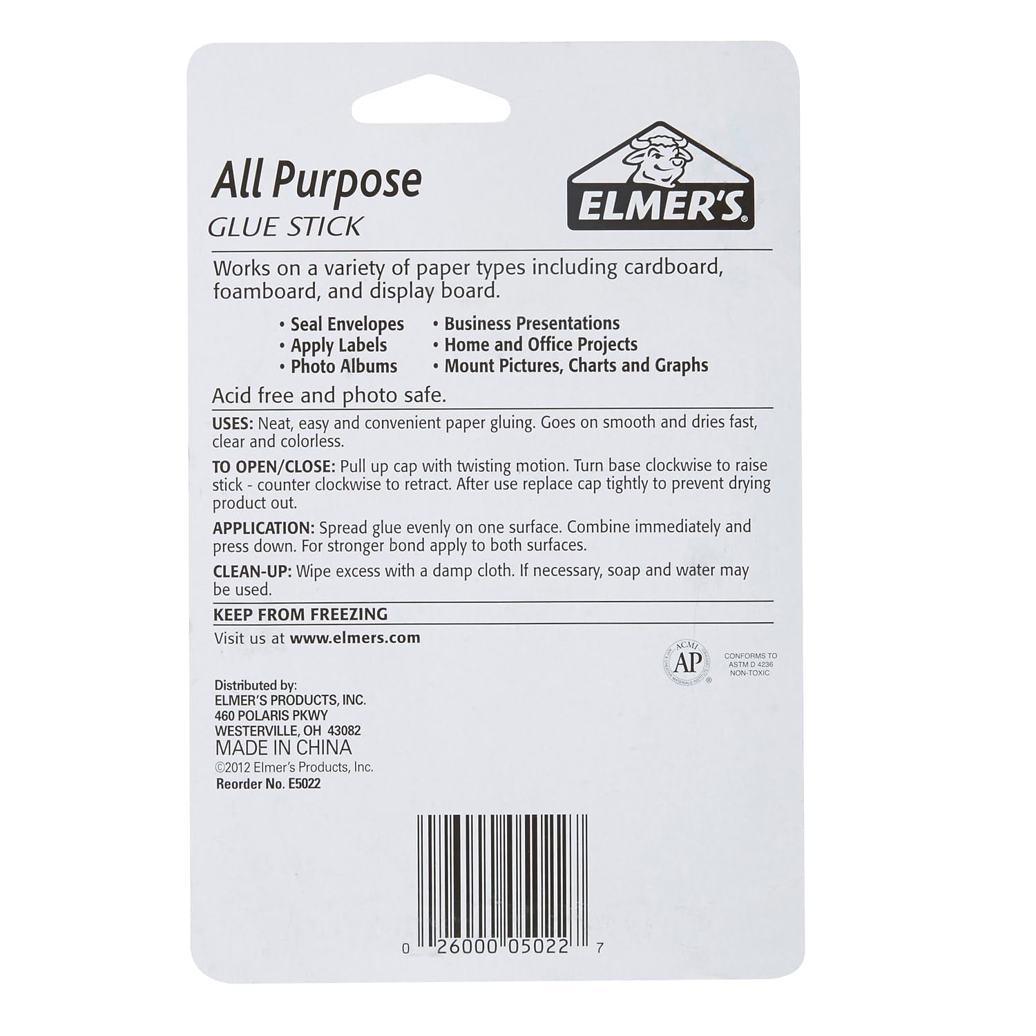 All Purpose Glue Sticks, Washable, 22 Grams, 3 Count